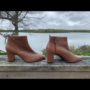 Stuart Weitzman brown booties